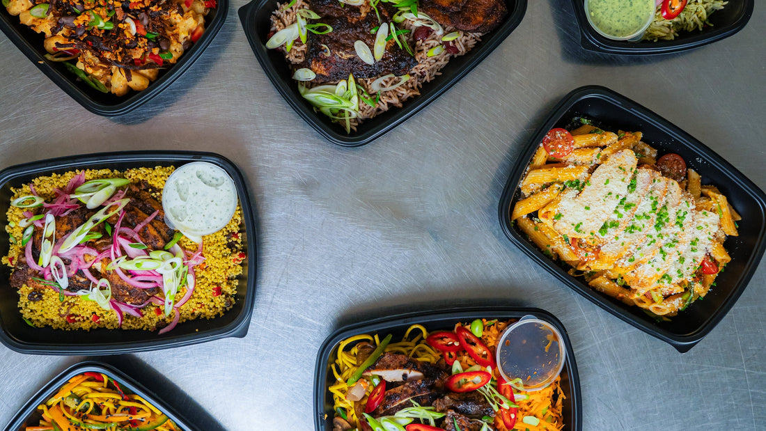 Bozu selection of quality meal prep with high-protein, low-carb ready-to-eat meals, delivered across the UK for weight and fat loss