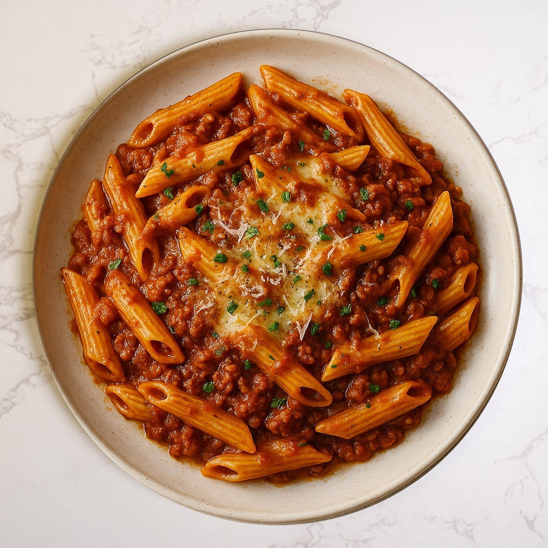 Premium healthy ragu al forno meal prep with pasta, low fat mince, and sauce – fresh and high-protein UK delivery