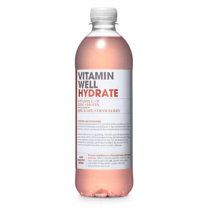 Vitamin Well Hydrate: Rhubarb & Sweet Wild Strawberry