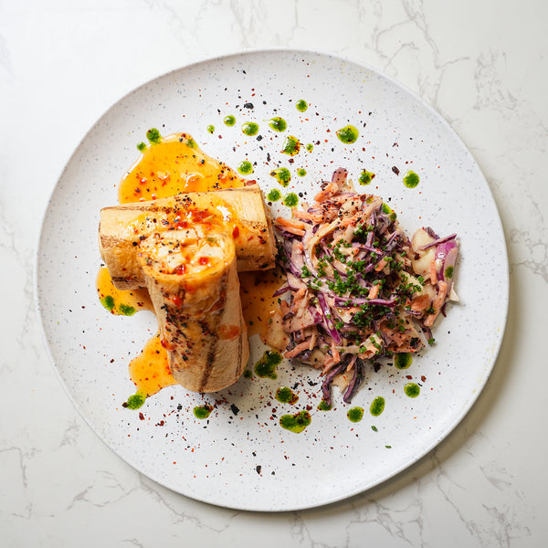 BBQ Chicken Wrap, Keto Slaw (KETO)