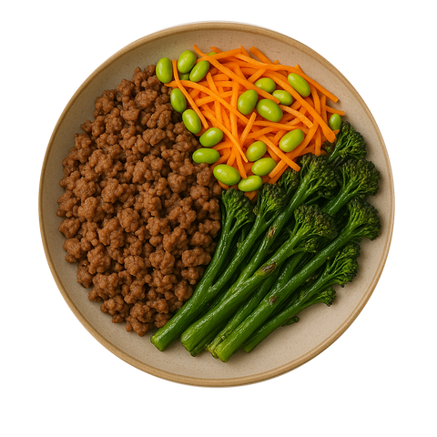 Ground Beef Poke Bowl