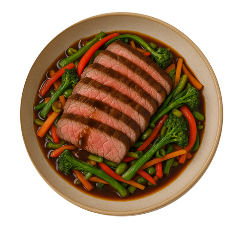 Lao Steak, Vegetable Stir Fry (KETO)