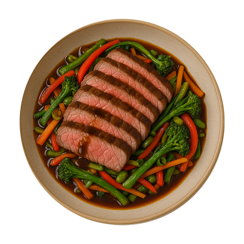 Lao Steak, Vegetable Stir Fry (KETO)