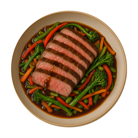 Lao Steak, Vegetable Stir Fry (KETO)