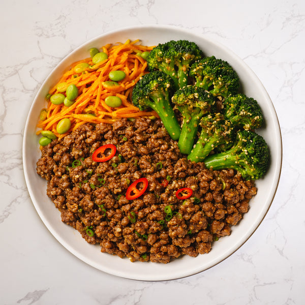 Ground Beef Keto Bowl (KETO) - High-Protein Low-Carb